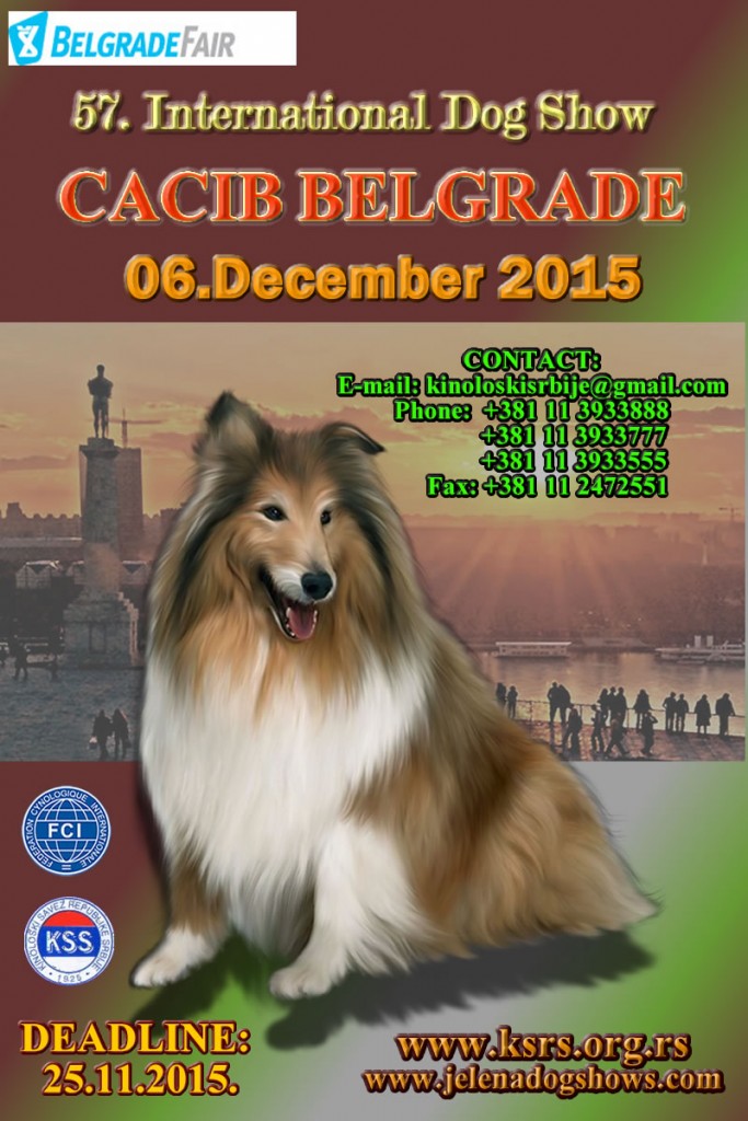 Statistics, Ring/Breed Schedule-CACIB Belgrade 06.12.2015.