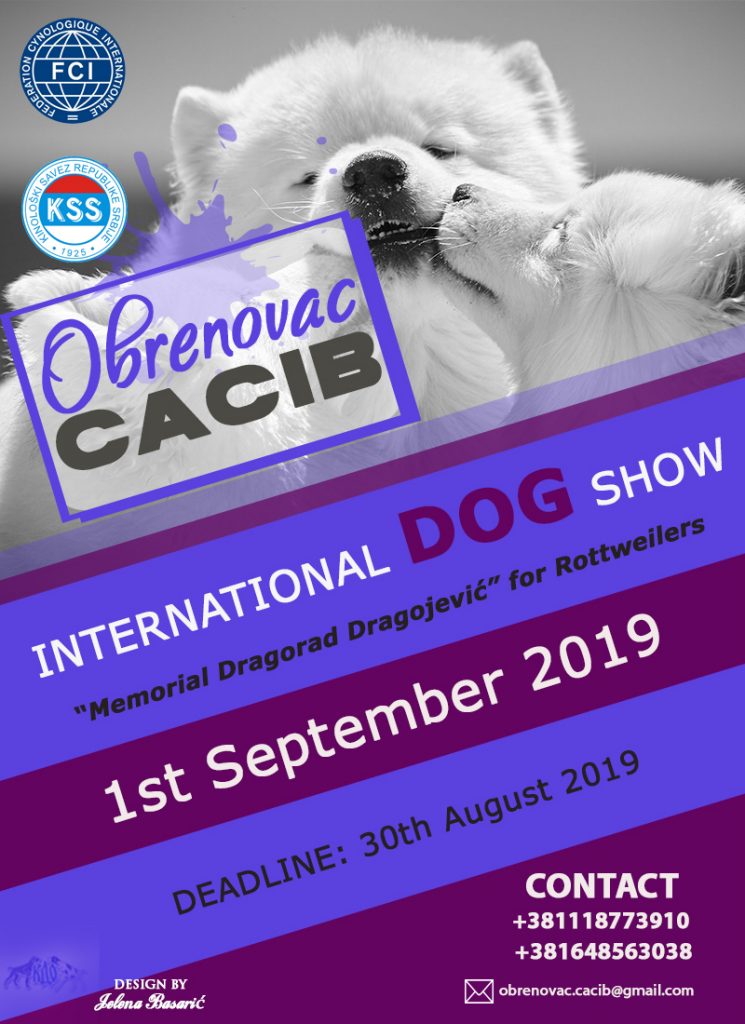 International Dog Show CACIB Obrenovac 2019 (Serbia), MOJ LJUBIMAC (Video)
