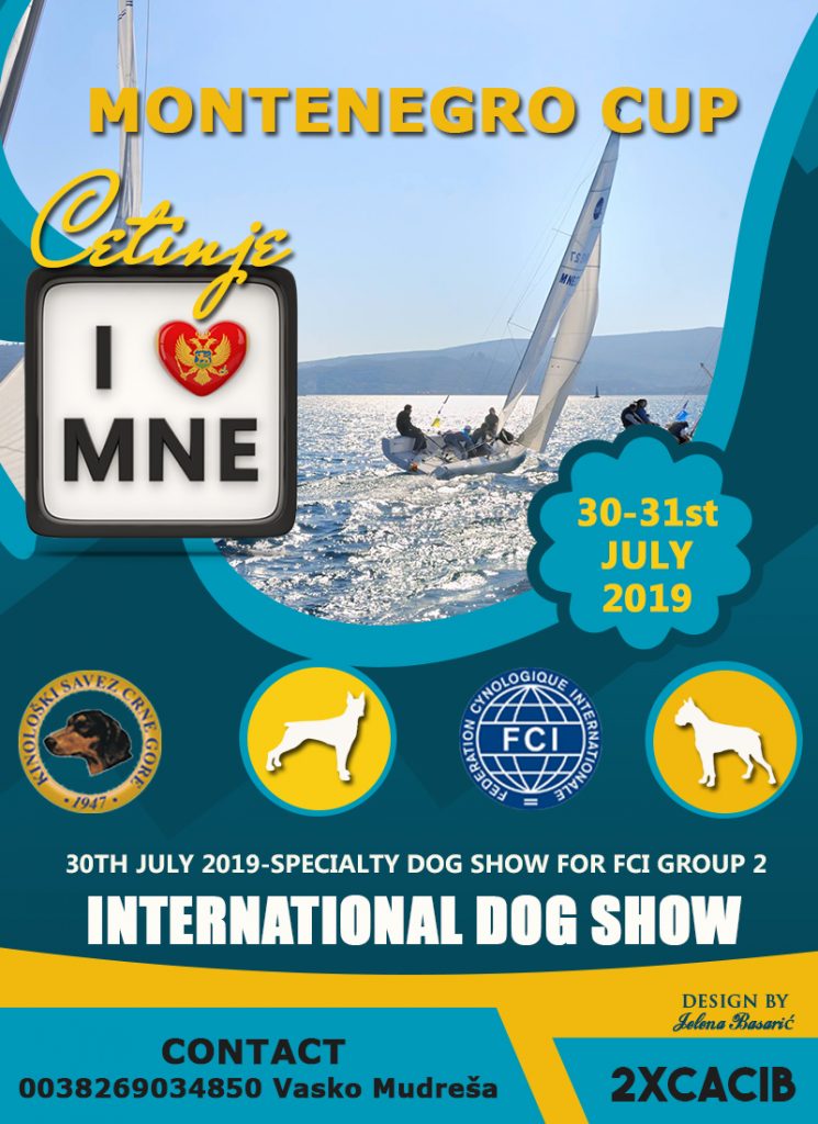 STATISTICS-International Dog Shows 2xCACIB Cetinje (Montenegro Cup), 30-31st July 2019