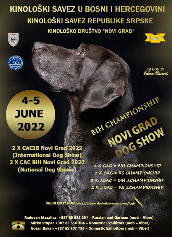 BIH Championship Novi Grad, 45th June 2022 Jelena Dogshows