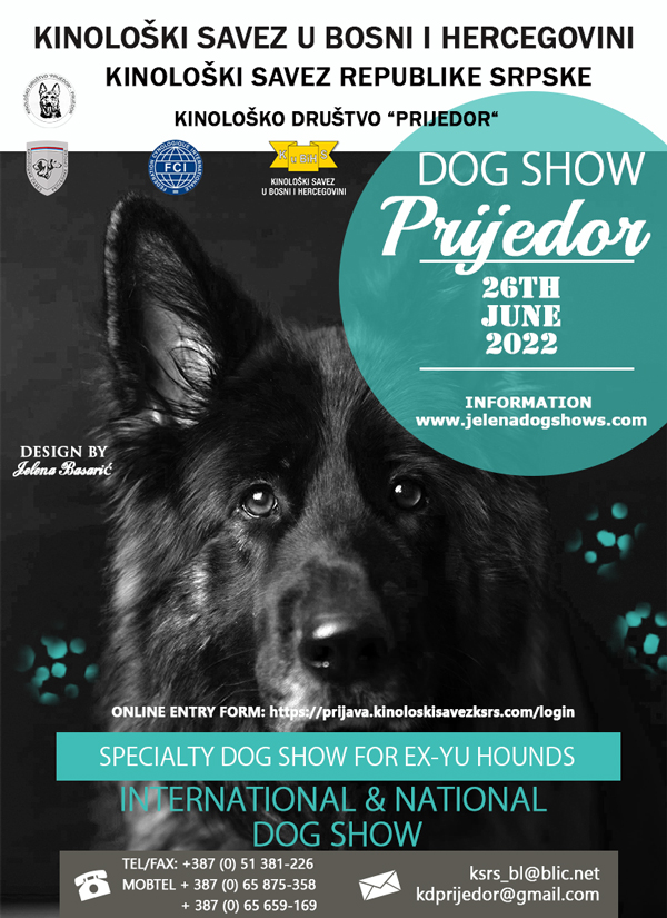 Dog Show Prijedor (BIH), 26th June 2022
