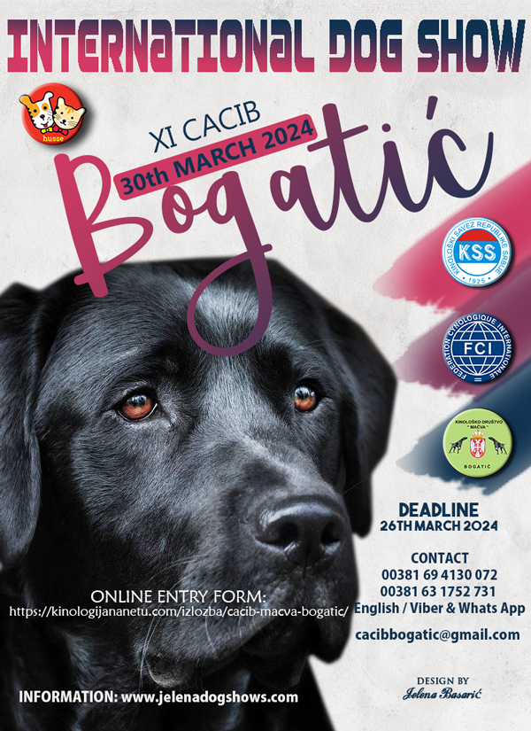 11th International Dog Show CACIB Bogatić (Serbia), March 30 2024