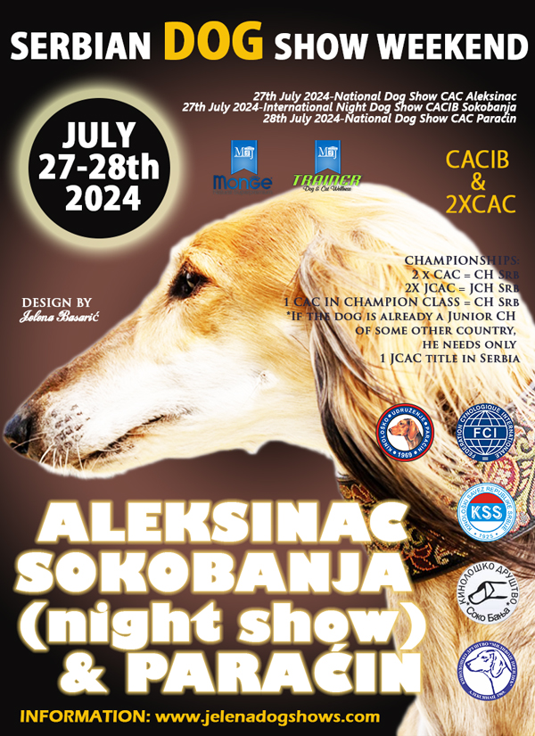Serbian Dog Show Weekend, 27-28th July 2024
