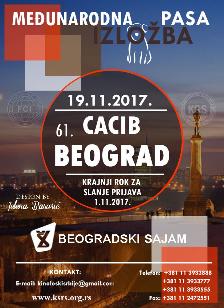 STATISTIKA-61. Međunarodna izložba pasa svih rasa C.A.C.I.B. Beograd-19.11.2017.